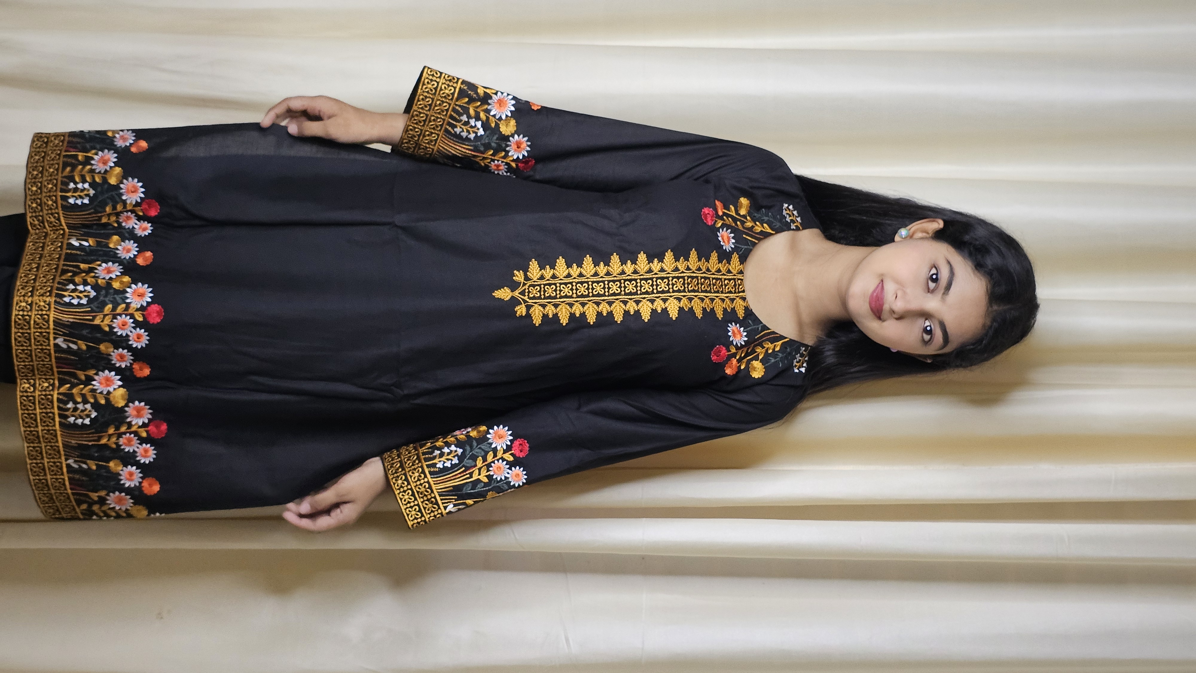 Floral Embroidery Two piece