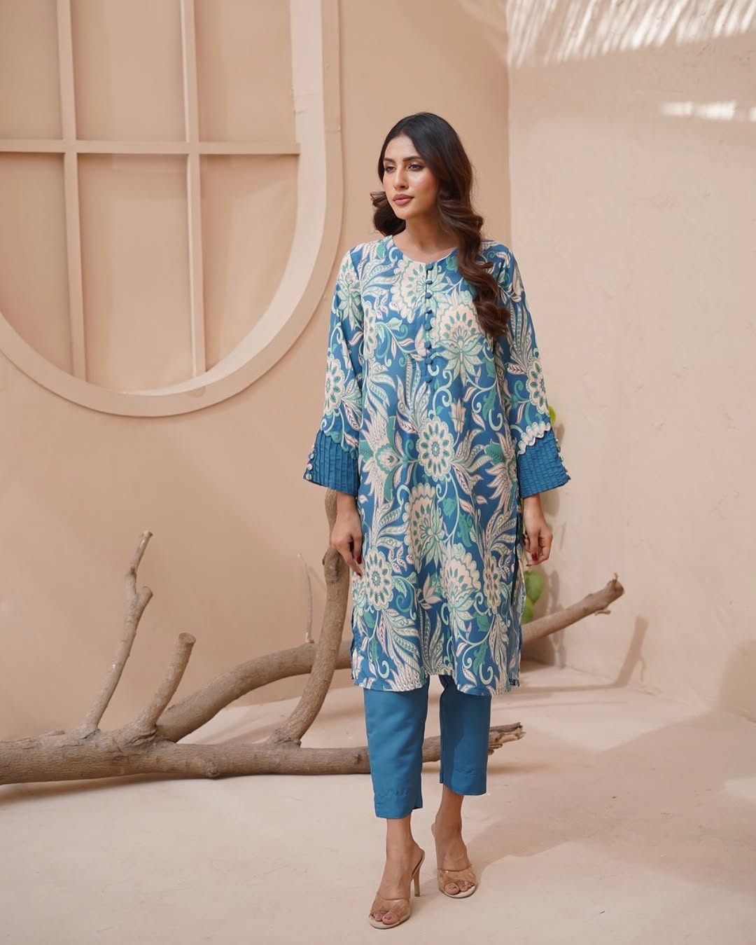 ময়ূরী টু পিস কুর্তি সেট